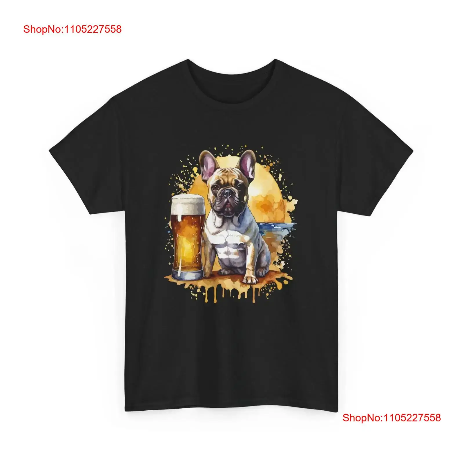 French Vintage Fashion - Beer Drinking T Shirt Funny French