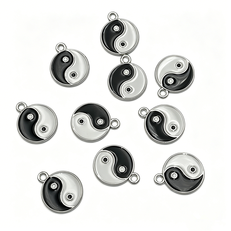 Vintage Fashion Tumblr - 10/20pcs Alloy Tai Chi Charms Yin