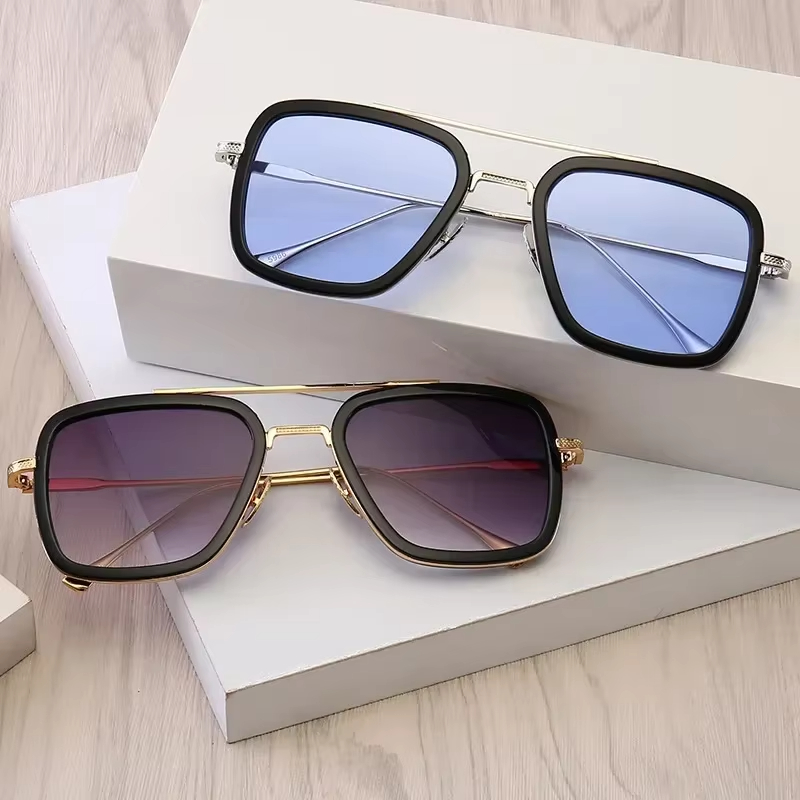 Vintage Fashion Glasses - Fashion Steampunk Men Sunglasses Man Sun