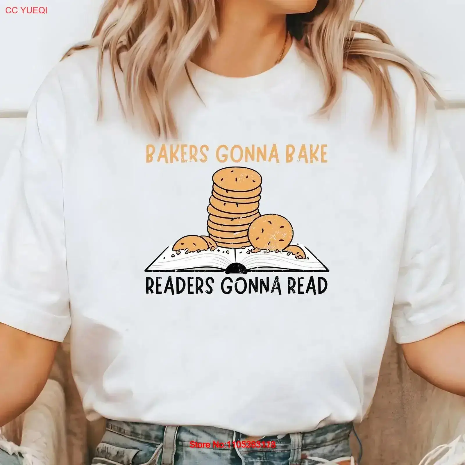 Vintage Fashion Books - Reading baking T Shirt Bake read