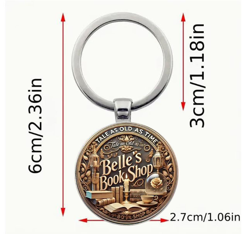 Vintage Literature Keychain Li - Vintage Fashion Library avaliação e preço