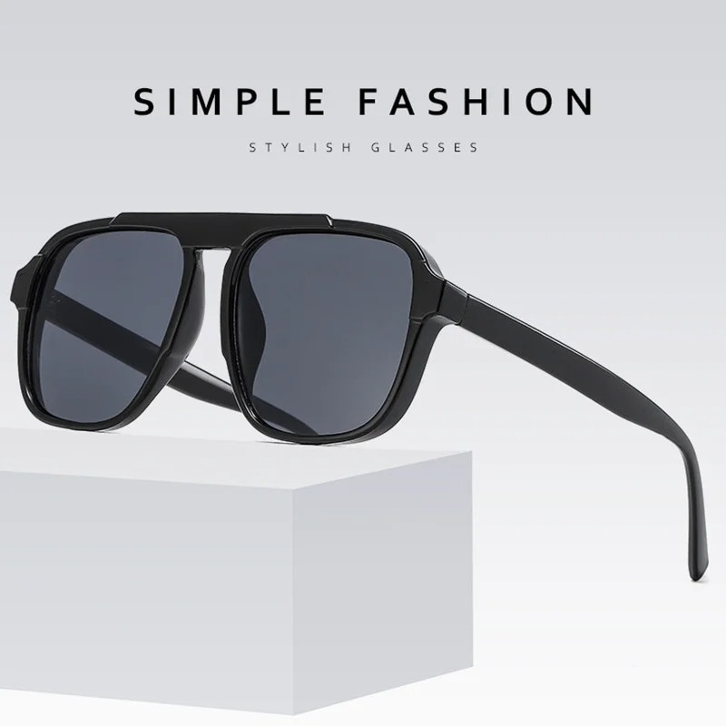 New Oversized Frame Sunglasses - Vintage Fashion Glasses avaliação e preço