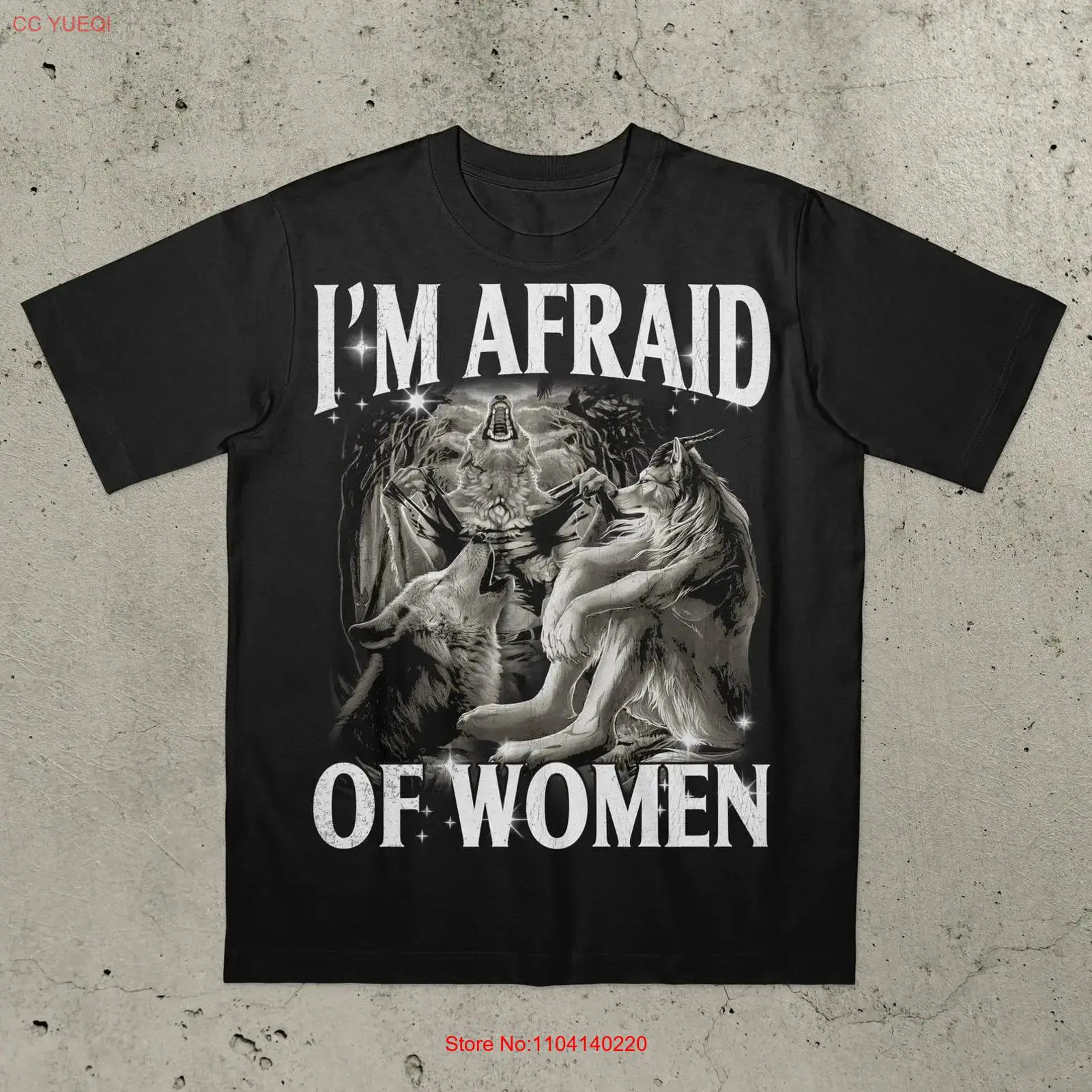 I m Afraid of Women T Shirt Fu - Vintage Fashion Gen Z avaliação e preço