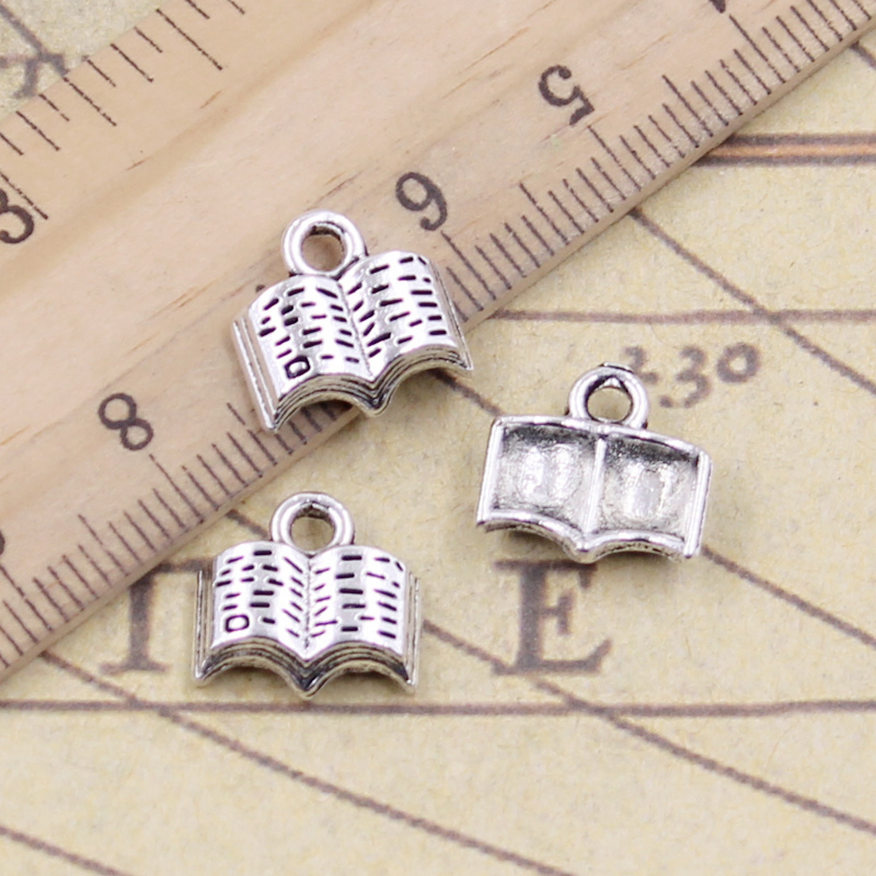20pcs Charms Open Holy Bible B - Vintage Fashion Books avaliação e preço