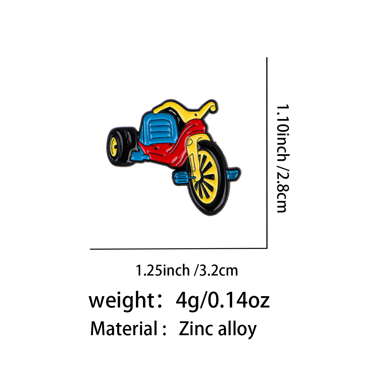 Retro Bicycle Enamel Pin Vinta - Vintage Fashion Accessories avaliação e preço