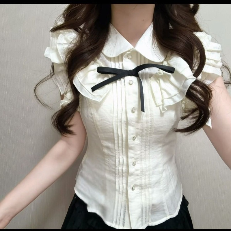 Kimutomo Shirts Women Vintage  - Vintage Fashion Style Female avaliação e preço