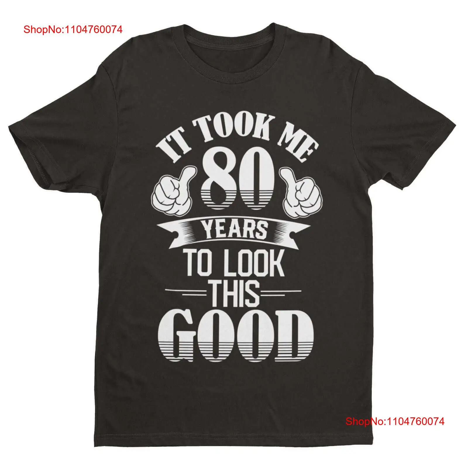 80th Birthday Funny T Shirt It - Vintage Fashion Look avaliação e preço
