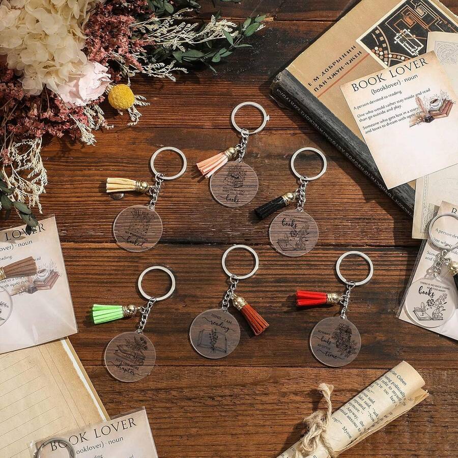 12pcs Vintage Book Lover Keych - Vintage Fashion Books avaliação e preço