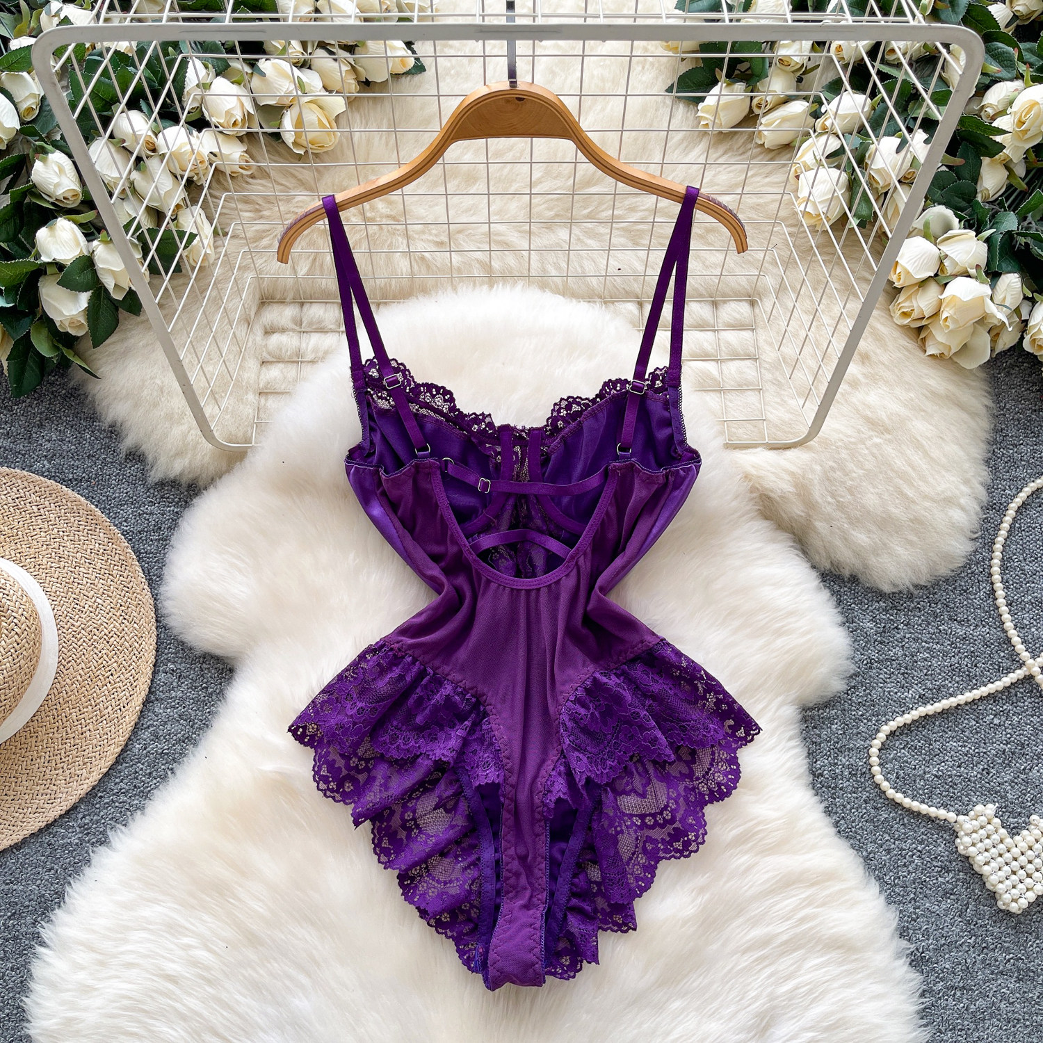 vintage bodysuits Spliced sati - Vintage Fashion Club avaliação e preço