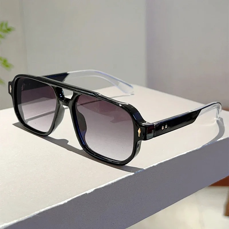 New Vintage Double Bridges Squ - Vintage Fashion Glasses avaliação e preço