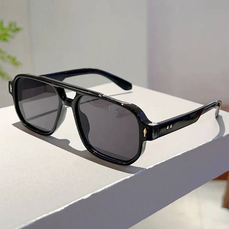 New Vintage Double Bridges Squ - Vintage Fashion Glasses avaliação e preço