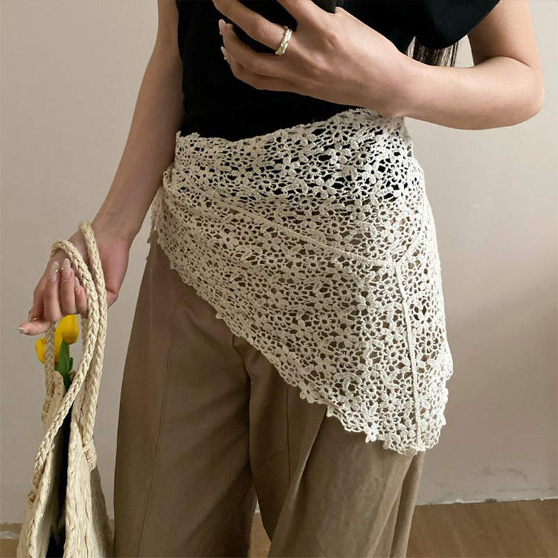 Crochet Lace Triangle Scarf Vi - Vintage Fashion Look avaliação e preço