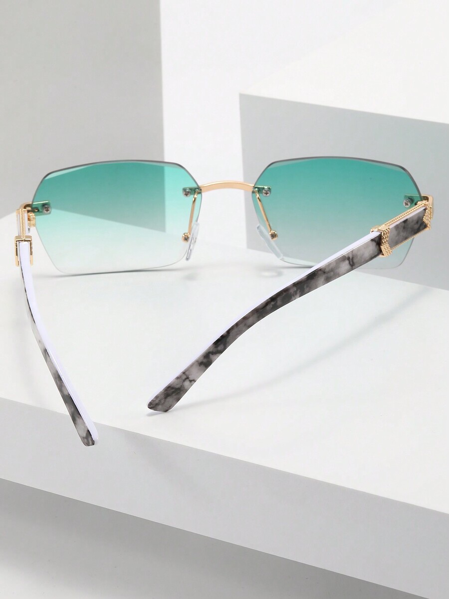 1pc Frameless Rectangular Men' - Vintage Fashion Look avaliação e preço
