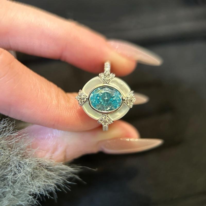 Light Luxury Blue Aquamarine g - Vintage Fashion Tumblr avaliação e preço
