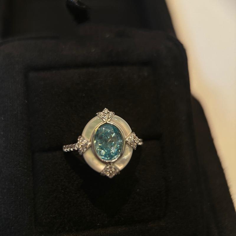 Light Luxury Blue Aquamarine g - Vintage Fashion Tumblr avaliação e preço