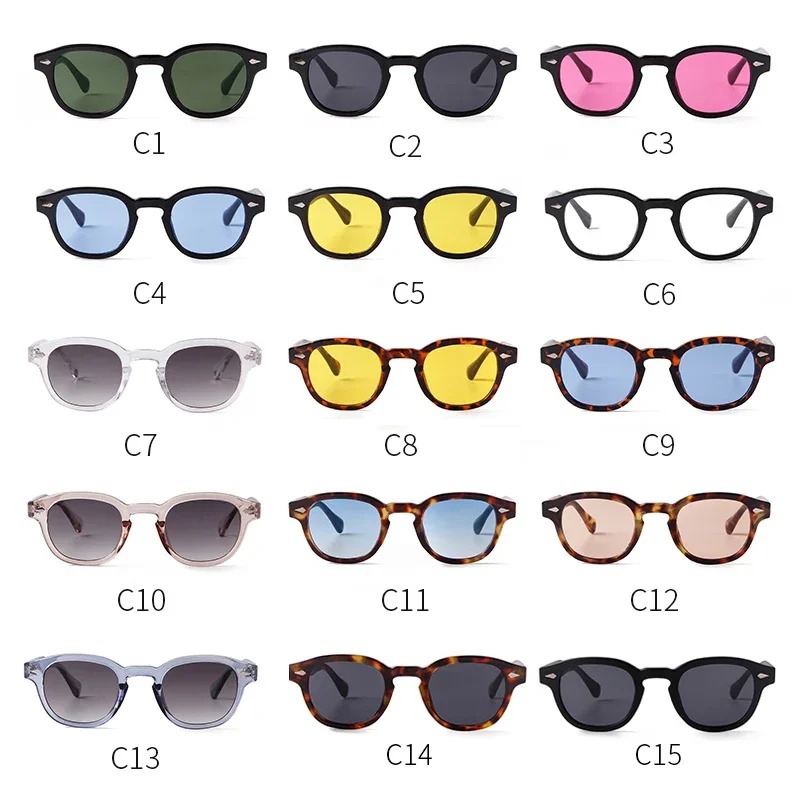 Vintage Round Sunglasses Women - Vintage Fashion Glasses avaliação e preço
