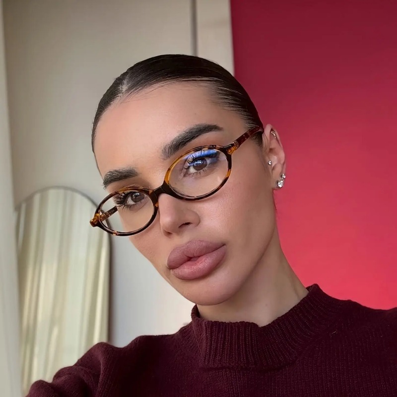 Vintage Oval Sunglasses Women  - Vintage Fashion Glasses avaliação e preço