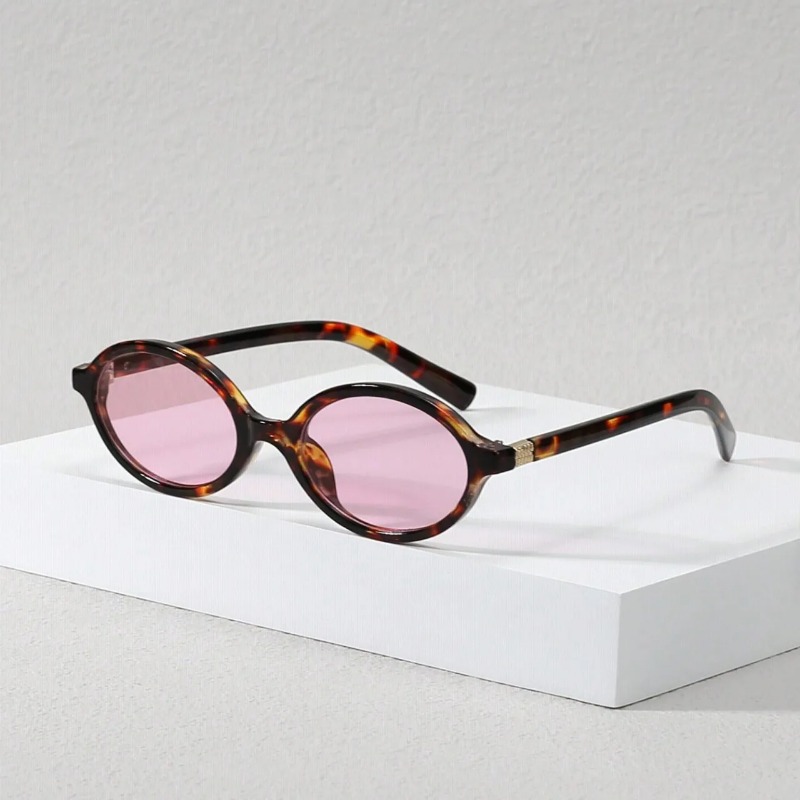 Vintage Oval Sunglasses Women  - Vintage Fashion Glasses avaliação e preço