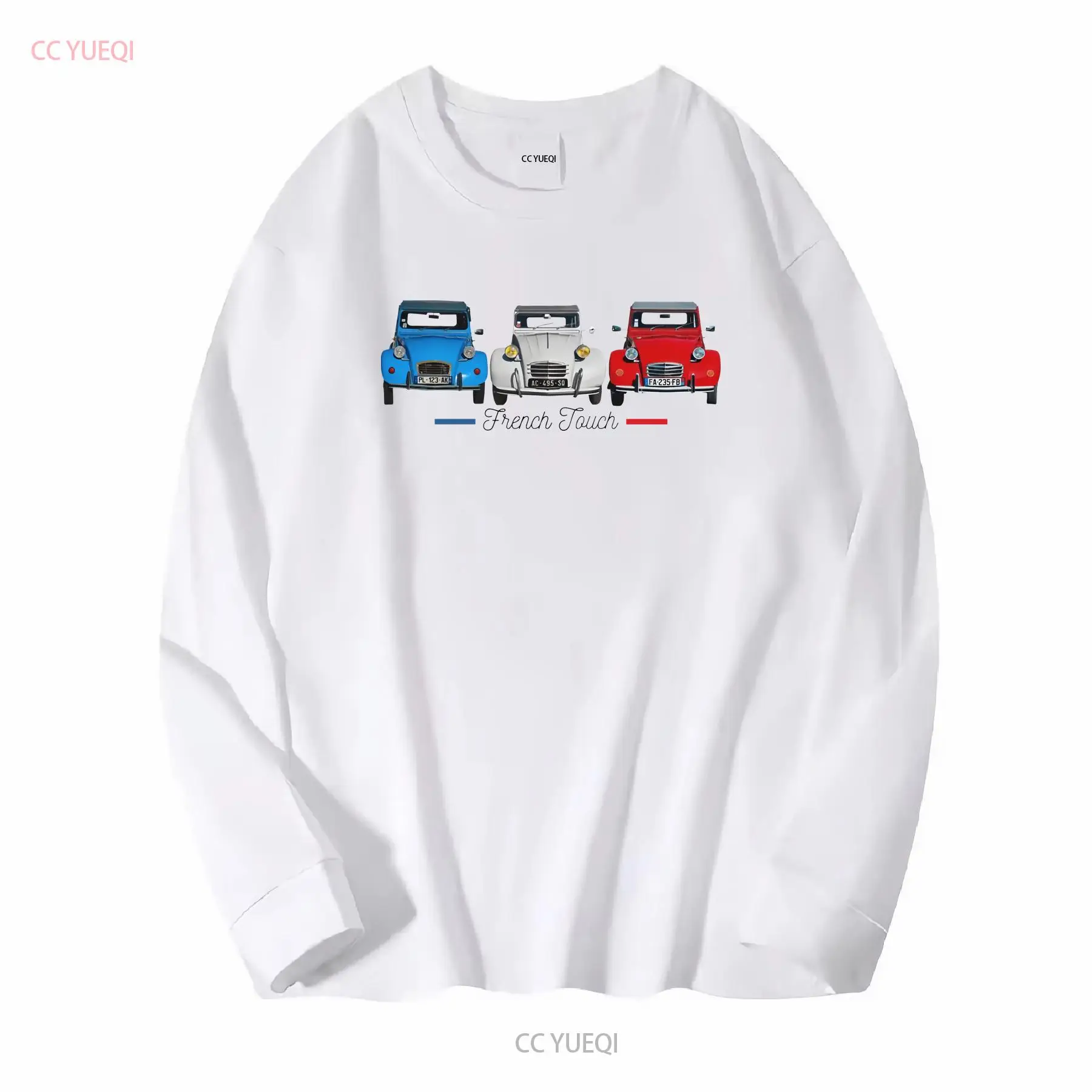 Two horses 2 CV T Shirt cotton - French Vintage Fashion avaliação e preço
