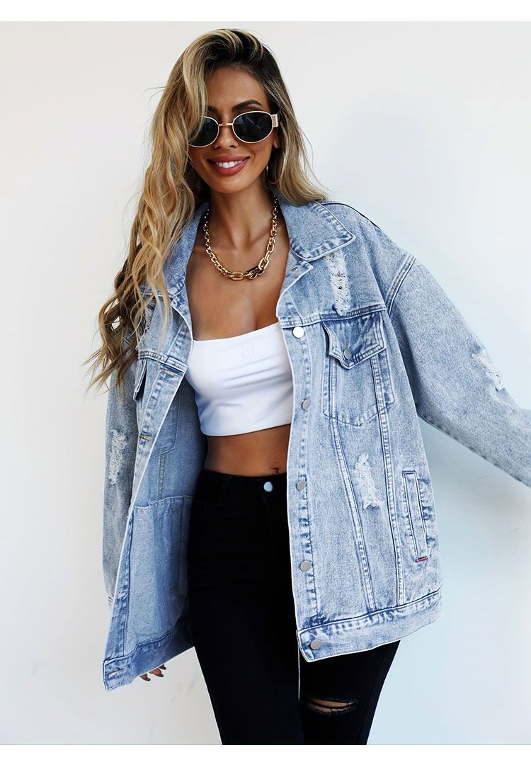 Jeans Jackets for Woman Jacket - Vintage Fashion Books avaliação e preço