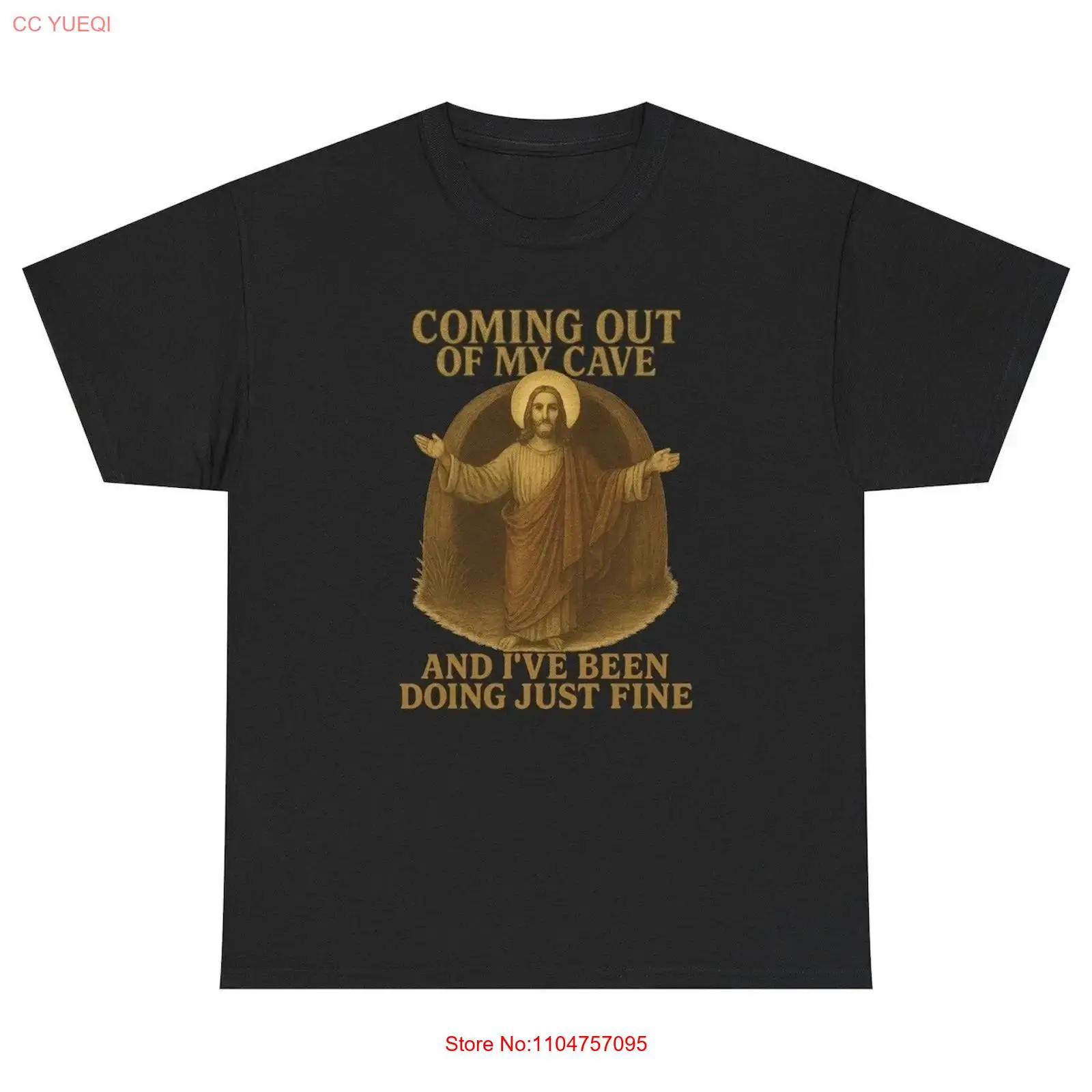 Coming Out Of My Cave Jesus Ju - Vintage Fashion Gen Z avaliação e preço