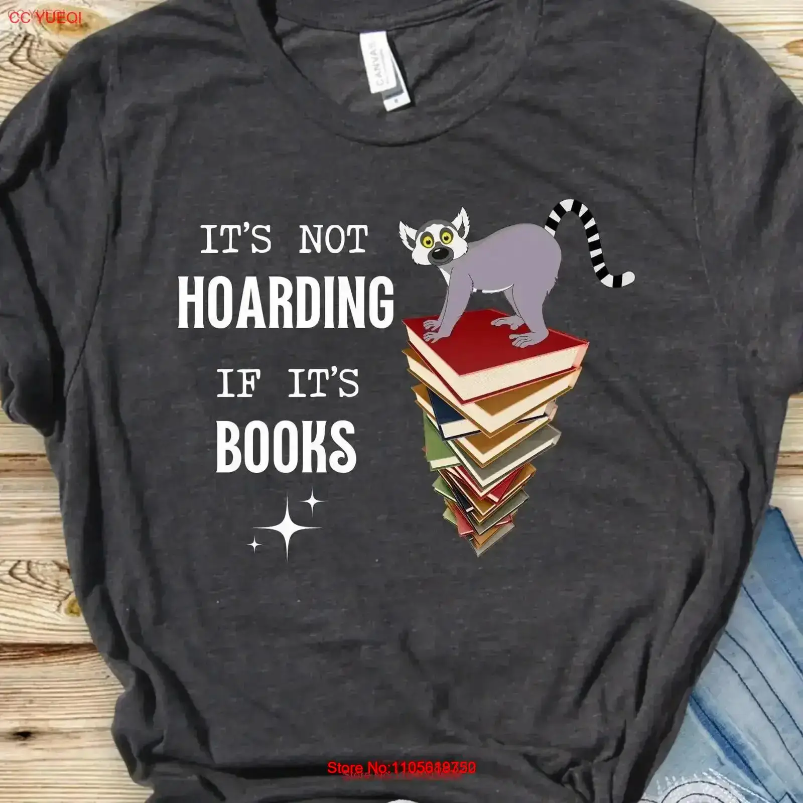 Lemur shirt Librarian T Book L - Vintage Fashion Books avaliação e preço