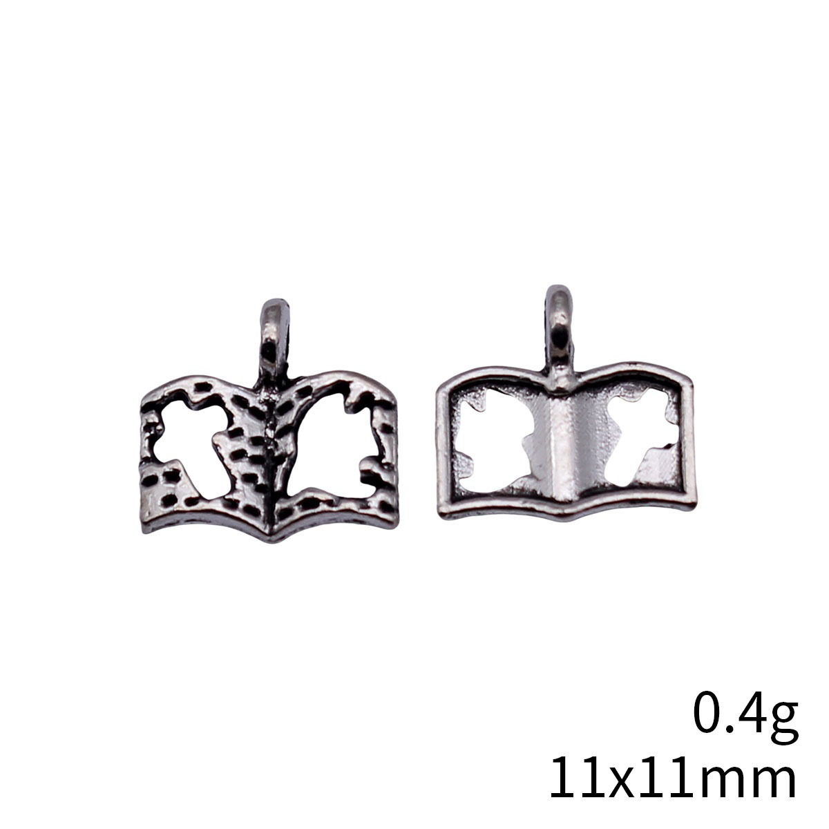 80pcs 11x11mm(0.43x0.43inch) A - Vintage Fashion Books avaliação e preço