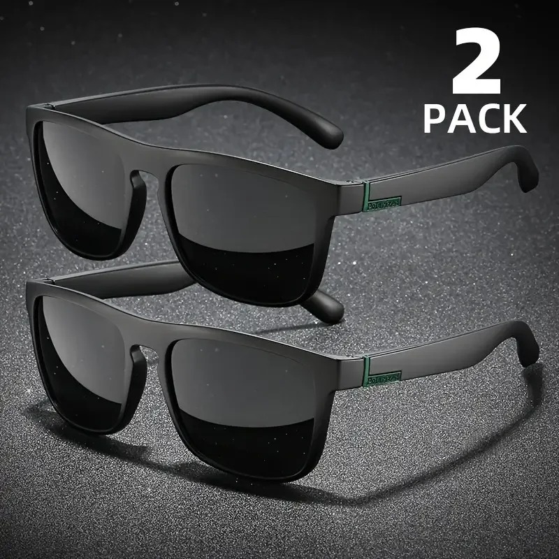 2PCS Fashion Square Sunglasses - Vintage Fashion De avaliação e preço