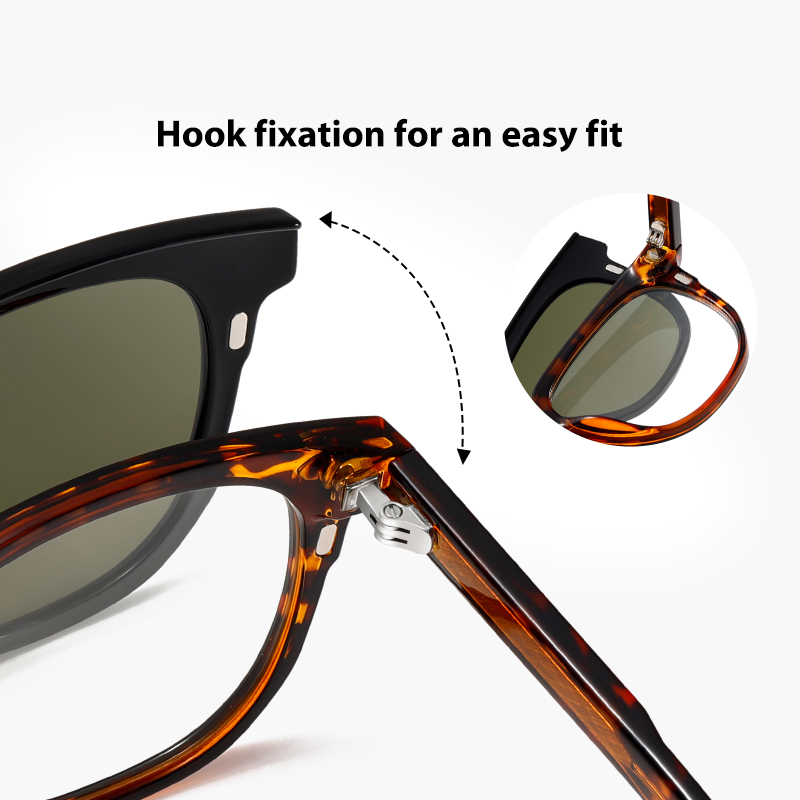 Fashion Sunglasses Man Clip On - Vintage Fashion Glasses avaliação e preço