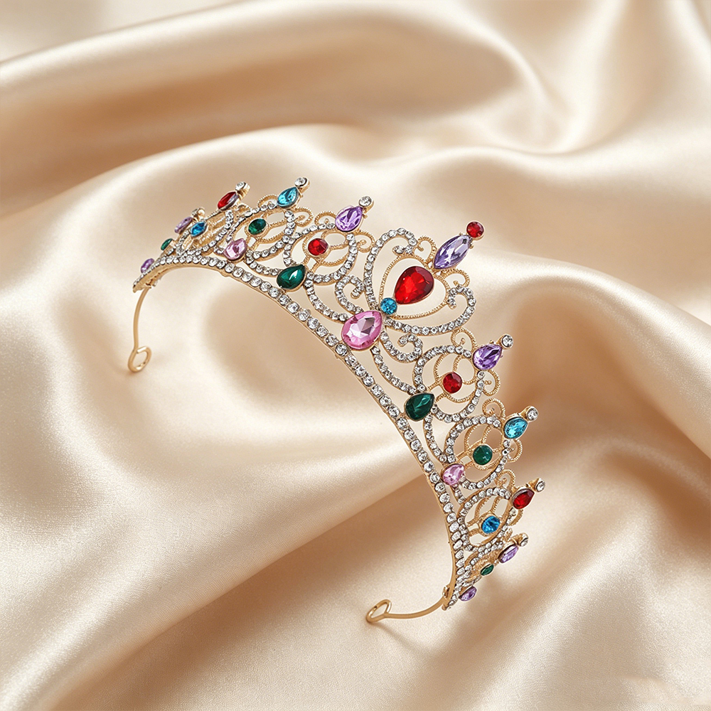 Luxury Vintage Gold Tiara Crow - Vintage Fashion Accessories avaliação e preço