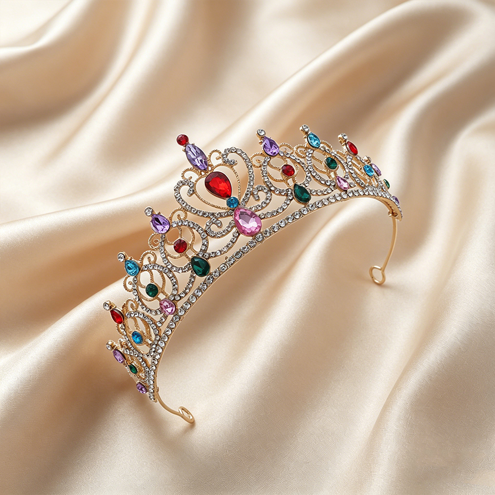Luxury Vintage Gold Tiara Crow - Vintage Fashion Accessories avaliação e preço