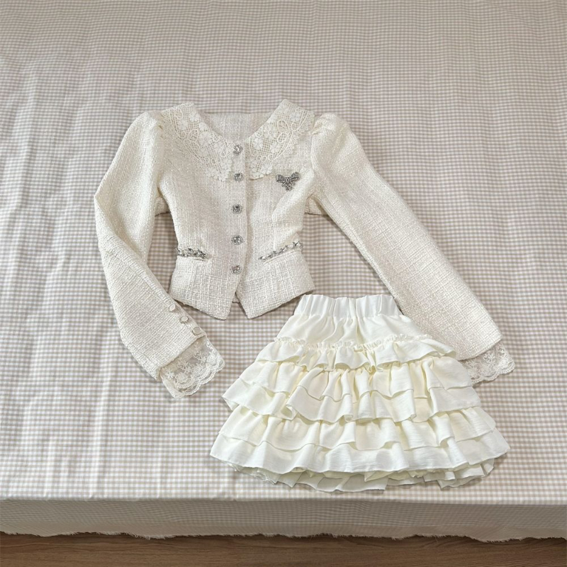 New Autumn French Elegant Fash - French Vintage Fashion avaliação e preço