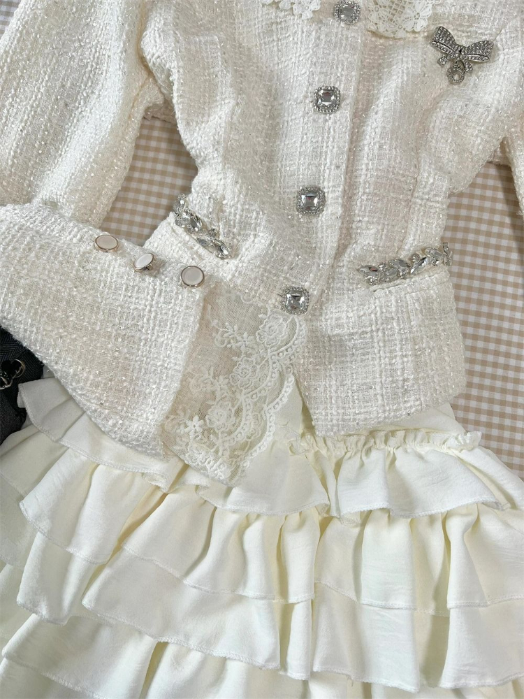 New Autumn French Elegant Fash - French Vintage Fashion avaliação e preço