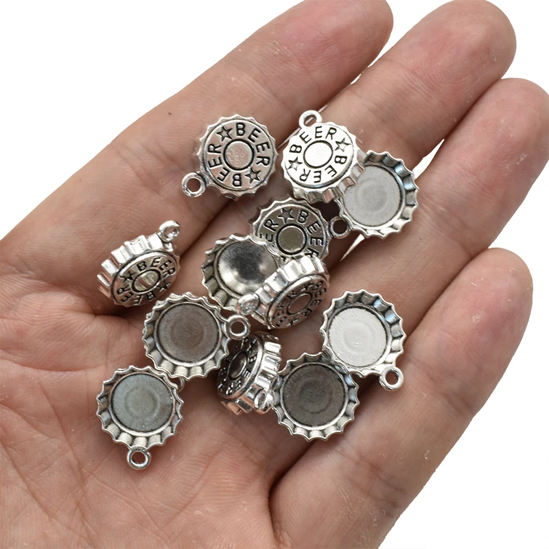 15PCS Antique Silver Plated Be - Vintage Fashion Tumblr avaliação e preço
