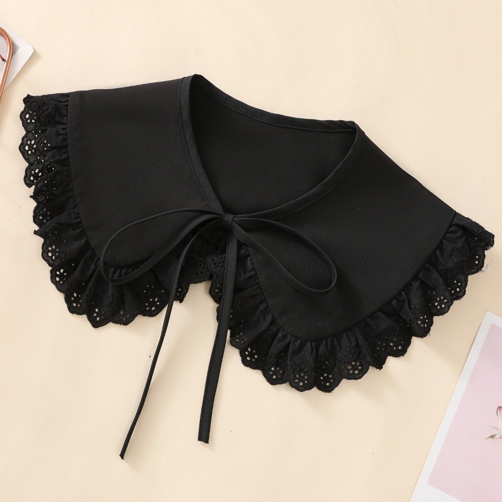 Fashion White Lace Fake Collar - Vintage Fashion Style Female avaliação e preço