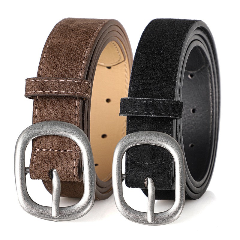 Ladies' belt, imitation suede- - Vintage Fashion Look avaliação e preço