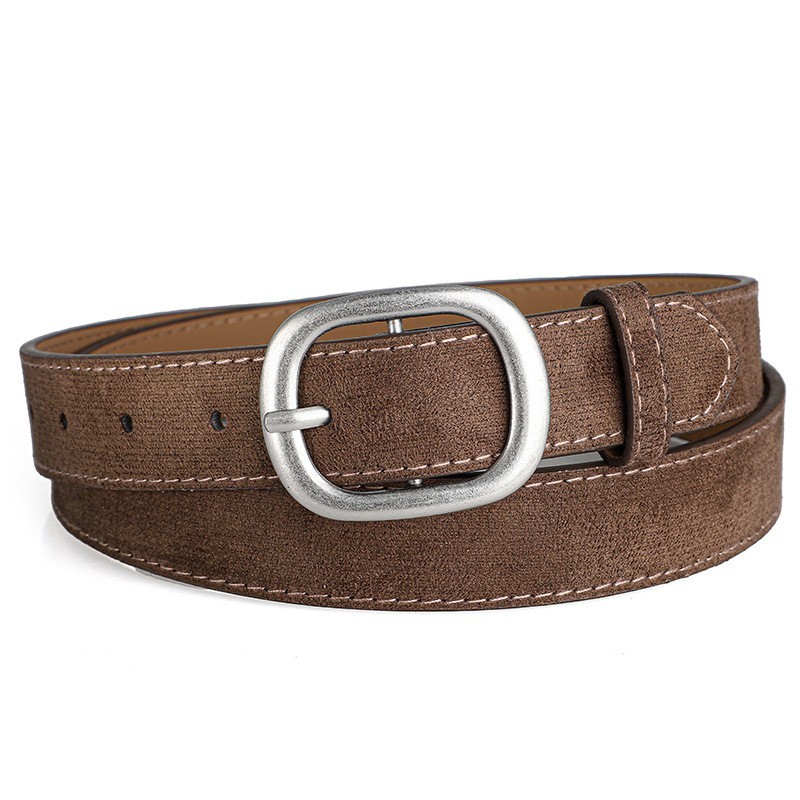 Ladies' belt, imitation suede- - Vintage Fashion Look avaliação e preço