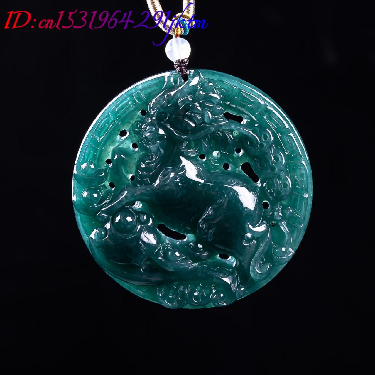 Burmese Jadeite Dragon Pendant - Vintage Fashion Accessories avaliação e preço