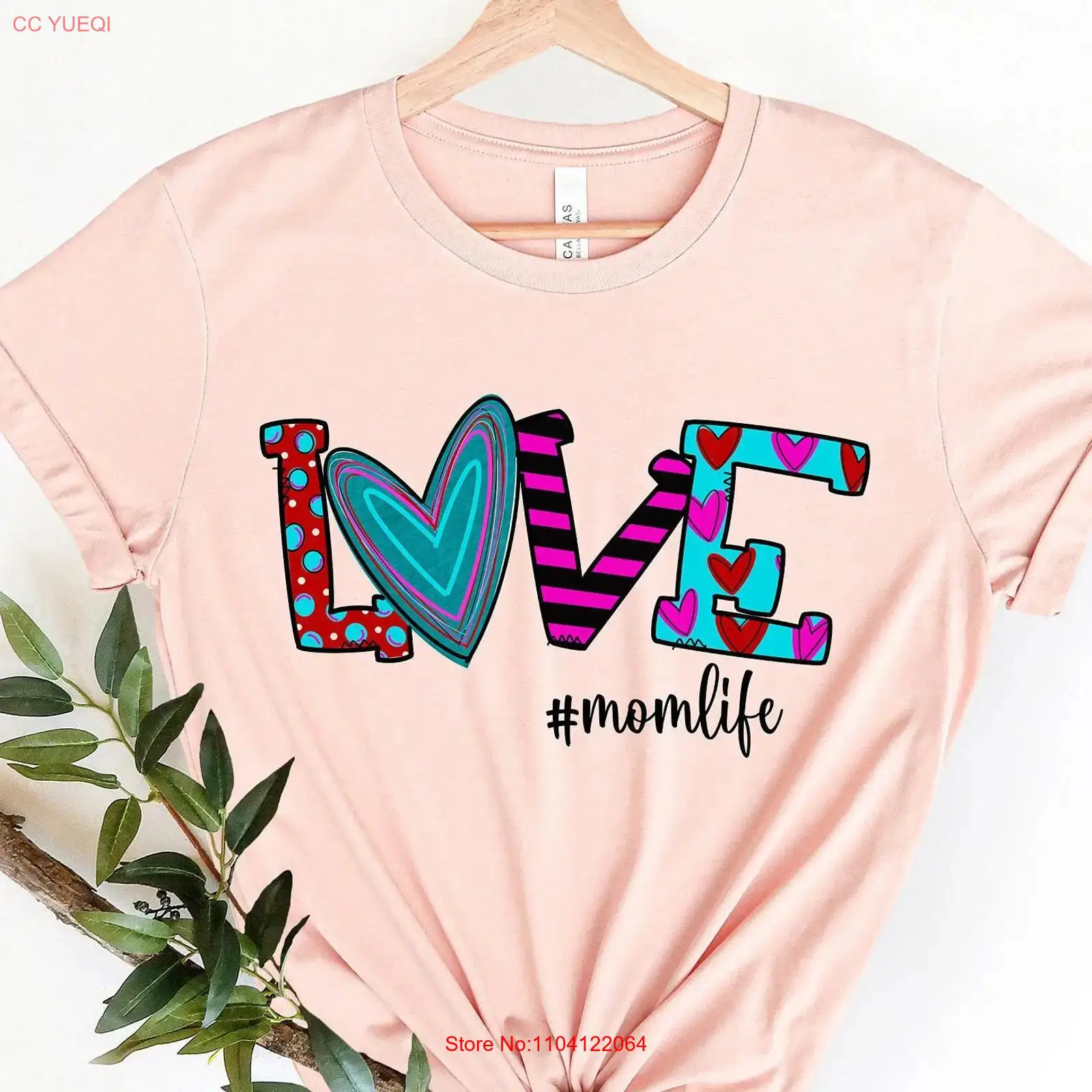 Mom T Shirt Love Momlife Mommy - Vintage Fashion Hashtags avaliação e preço