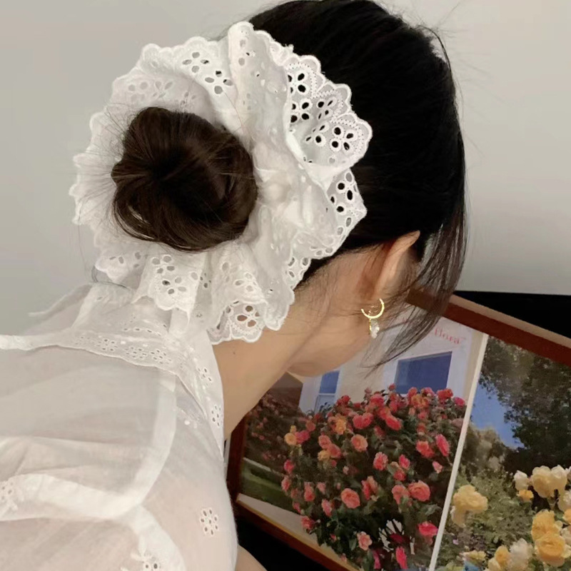 Women's Scrunchies Korean Supe - French Vintage Fashion avaliação e preço