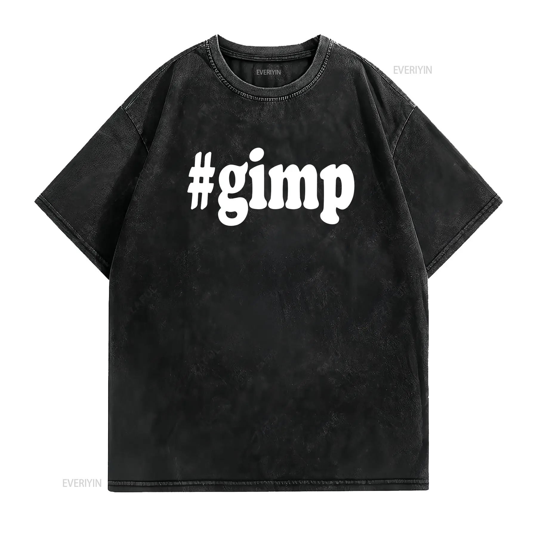 gimp T shirt Hashtag Funny Bla - Vintage Fashion Hashtags avaliação e preço