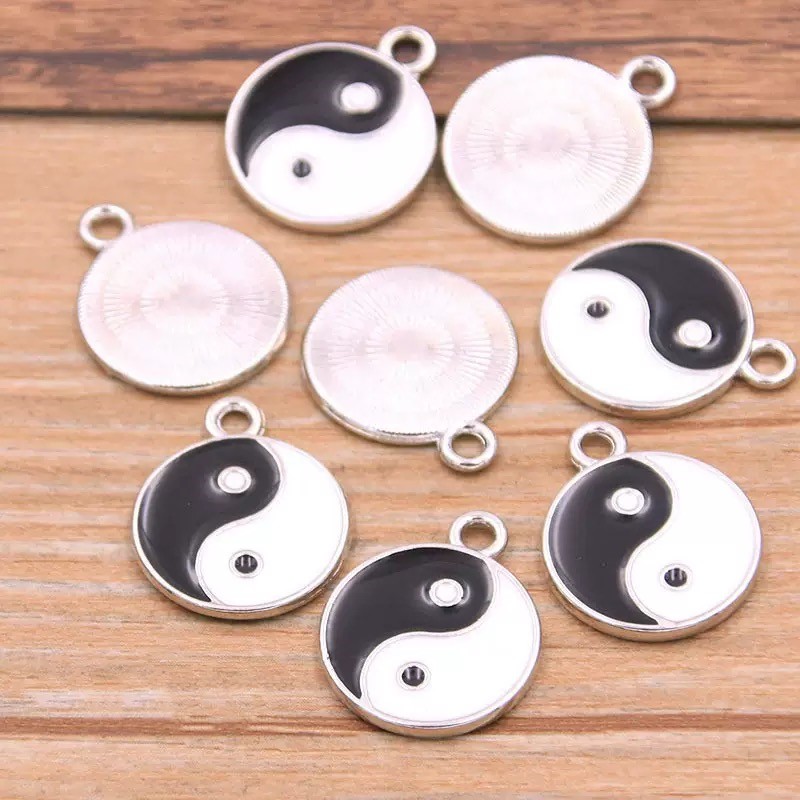 10/20pcs Alloy Tai Chi Charms  - Vintage Fashion Tumblr avaliação e preço