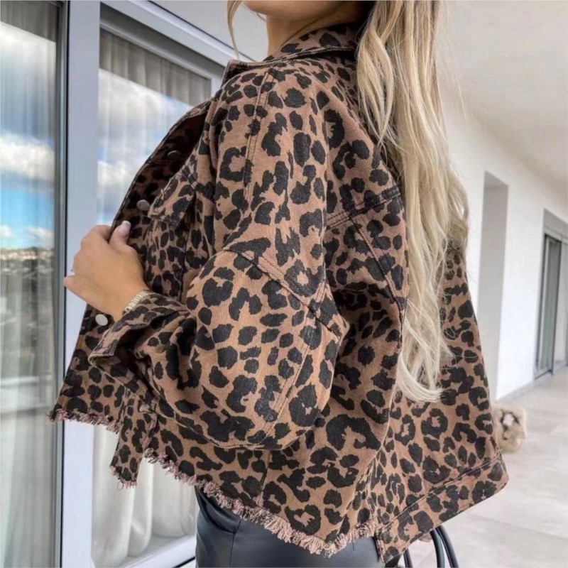 Spring Autumn Vintage Leopard  - Vintage Fashion Style Female avaliação e preço