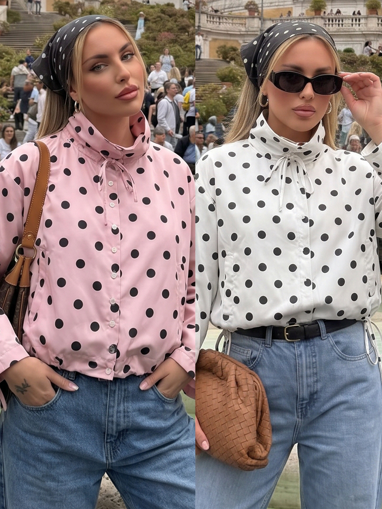 HH Women Fashion Polka Dot Dra - Vintage Fashion Look avaliação e preço