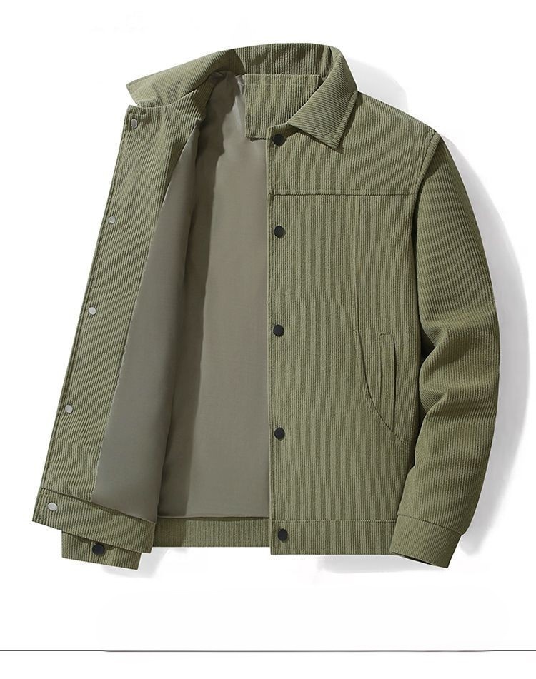 Jacket Coat Button Mens Cordur - Vintage Fashion Library avaliação e preço