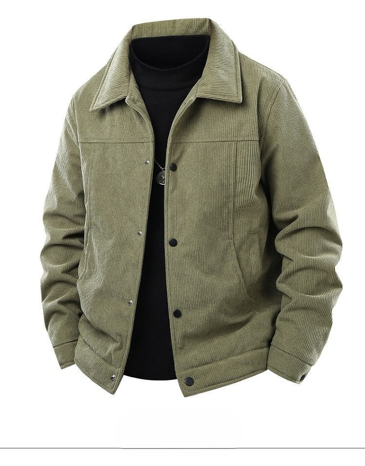 Jacket Coat Button Mens Cordur - Vintage Fashion Library avaliação e preço