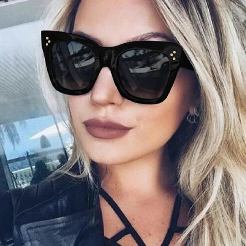 Square Retro Sunglasses Women  - Vintage Fashion De avaliação e preço