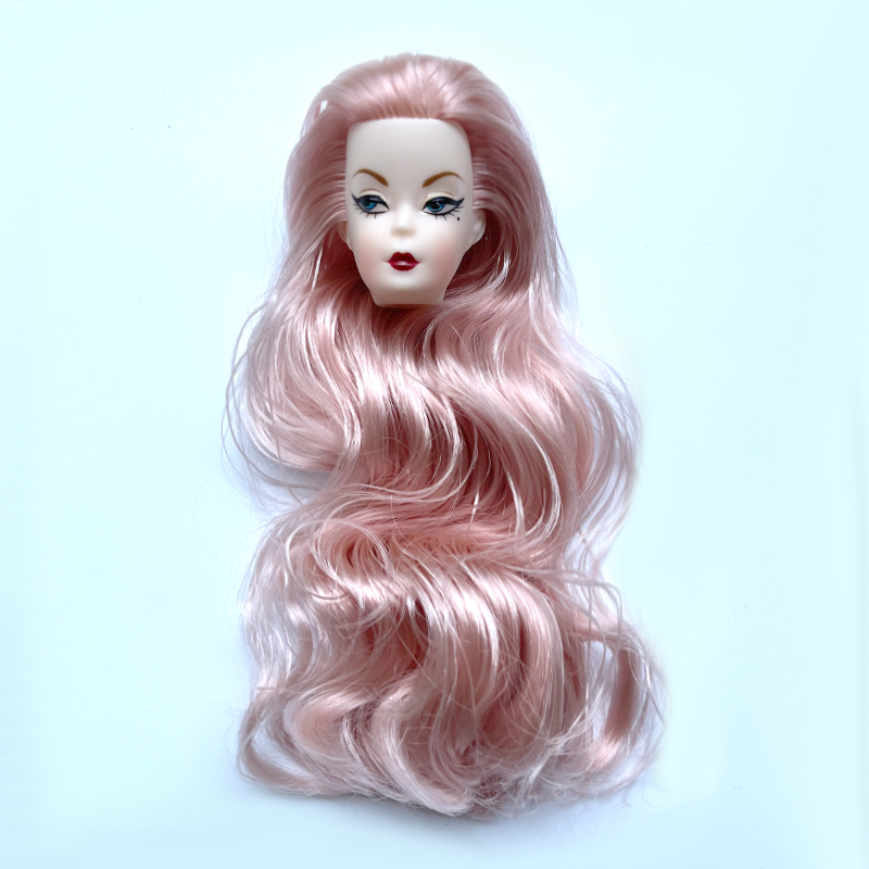 Blue Eye Wavy Curls Hair Doll  - Vintage Fashion Doll avaliação e preço