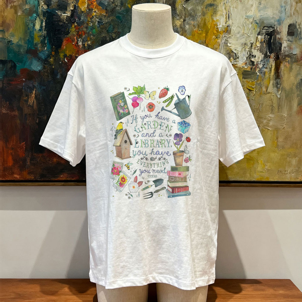 Garden and A Library Unisex Tr - Vintage Fashion Library avaliação e preço