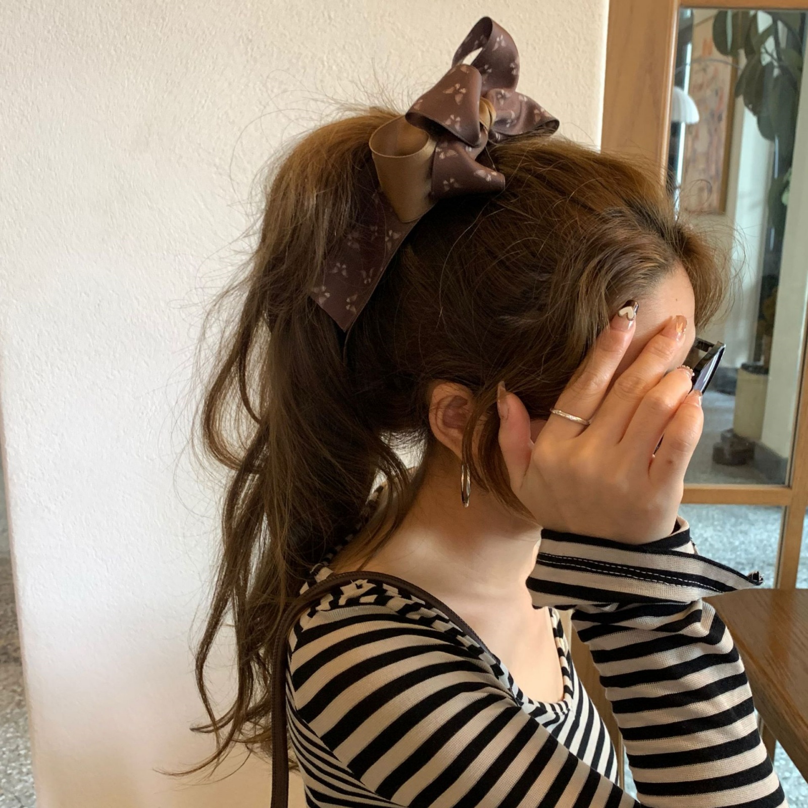 1 Pc Fabric Large Bow Hair Cli - French Vintage Fashion avaliação e preço
